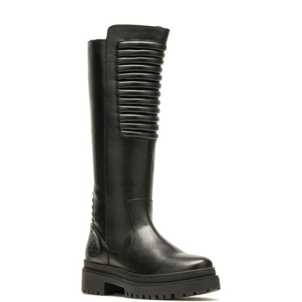 Harley-Davidson Womens Kamton 13" Black Boots (NWT) - Picture 2 of 7